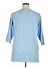 Tahari Blue 3/4 Sleeve T-Shirt Size 1X - photo 2