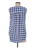 Pixley Blue Sleeveless Blouse Size M - photo 2