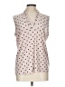 Anne Klein Polka Dots Pink Sleeveless Blouse Size L - photo 1