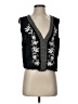 Venus 100% Viscose Black Sleeveless Blouse Size S - photo 1