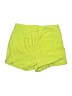 Lane Bryant Solid Green Shorts Size 14 - photo 2