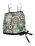 Venus Paisley Green Swimsuit Top Size 4 - photo 1