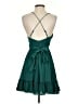 Selfie Leslie 100% Polyester Solid Green Cocktail Dress Size XS - photo 2
