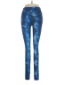 Forever 21 Print Blue Leggings Size M (estimated) - photo 1
