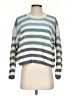 Mi ami 100% Polyester Stripes Blue Pullover Sweater Size S - photo 1
