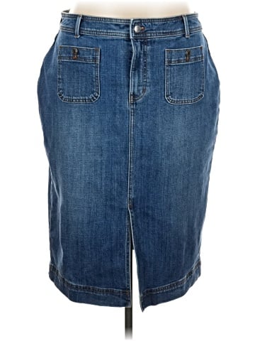 Talbots Denim Skirt (view 1)