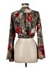 Free People 100% Polyester Red Long Sleeve Blouse Size M - photo 2