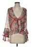 Tularosa 100% Polyester Orange 3/4 Sleeve Blouse Size S - photo 1