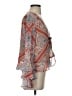 Tularosa 100% Polyester Orange 3/4 Sleeve Blouse Size S - photo 4