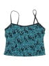 LE COVE Houndstooth Teal Swimsuit Top Size 16 - photo 1