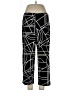 Alfani Graphic Black Casual Pants Size M - photo 1