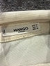 Mango 100% Cotton Ivory Overalls Size M - photo 4