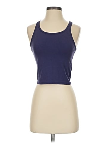 Madewell Drapey-Rib Crop Tank (view 1)