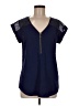 Express Blue Short Sleeve Top Size M - photo 1