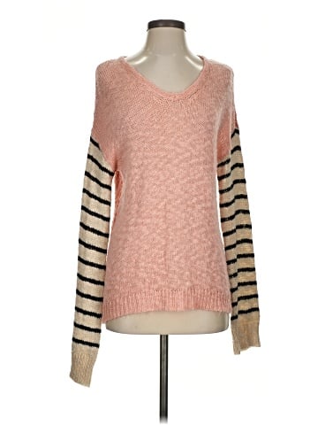 Hem & Thread Pullover Sweater (view 1)