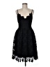 Aqua 100% Polyester Black Cocktail Dress Size M - photo 1