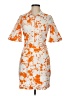 Samsoe Samsoe Print Orange Casual Dress Size M - photo 1