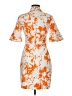 Samsoe Samsoe Print Orange Casual Dress Size M - photo 2