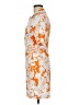 Samsoe Samsoe Print Orange Casual Dress Size M - photo 5