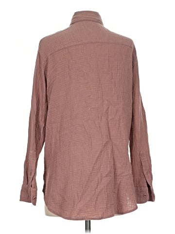 Madewell Lightspun Flap-Pocket Oversized Ex-Boyfriend Shirt (view 2)