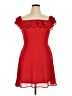 Lulus 100% Polyester Red Cocktail Dress Size XL - photo 1