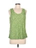 Unique Spectrum Green Sleeveless Blouse Size M - photo 1