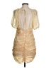 Free People 100% Polyester Paisley Yellow Cocktail Dress Size S - photo 2