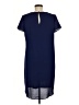 Chico's Solid Blue Cocktail Dress Size M - photo 2