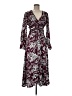 Bardot 100% Polyester Paisley Burgundy Cocktail Dress Size 6 - photo 1
