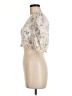 Zara Ivory Short Sleeve Blouse Size M - photo 5
