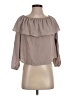 Wilfred 100% Polyester Gray 3/4 Sleeve Blouse Size XS - photo 1