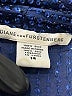 Diane von Furstenberg 100% Silk Blue Kimono Size 14 - photo 7