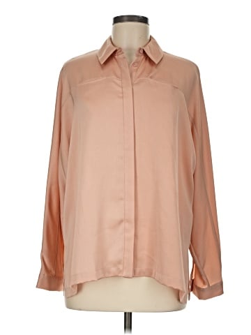 Topshop Long Sleeve Blouse (view 1)