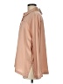 Topshop 100% Polyester Color Block Tan Long Sleeve Blouse Size 8 - photo 5