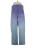 7 For All Mankind Color Block Purple Blue Jeans Size 27 waist - photo 2