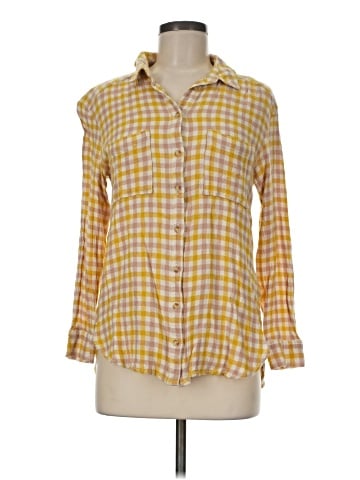 Pilcro Long Sleeve Button-Down Shirt (view 1)