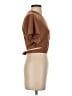 Shein 100% Polyester Brown Short Sleeve Blouse Size S - photo 4