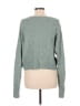 Double Zero Solid Green Pullover Sweater Size M - photo 2