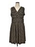 Tommy Hilfiger Polka Dots Black Casual Dress Size 16 - photo 1