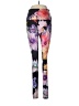 running bare Graphic Purple Yoga Pants Size 6 - photo 1