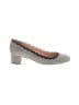 J.Crew Chevron-herringbone Gray Heels Size 8 1/2 - photo 1
