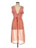 Venus 100% Polyester Orange Sleeveless Top Size L - photo 1