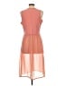 Venus 100% Polyester Orange Sleeveless Top Size L - photo 2