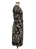 Ann Taylor LOFT 100% Polyester Paisley Black Cocktail Dress Size 6 Petite - photo 4