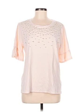 Karl Lagerfeld Paris Short Sleeve Top (view 1)