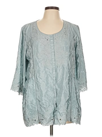 Coldwater Creek 3/4 Sleeve Blouse (view 1)