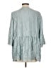 Coldwater Creek 100% Polyester Teal 3/4 Sleeve Blouse Size L - photo 2