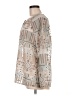 Soft Surroundings 100% Polyester Silver Long Sleeve Blouse Size M - photo 5
