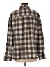 H&M Plaid Brown Long Sleeve Blouse Size M - photo 2