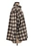 H&M Plaid Brown Long Sleeve Blouse Size M - photo 4